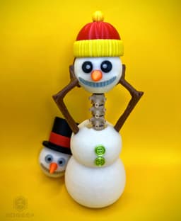 Decapitated Snowman - V2 3d model