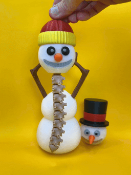 Decapitated Snowman - V2 3d model