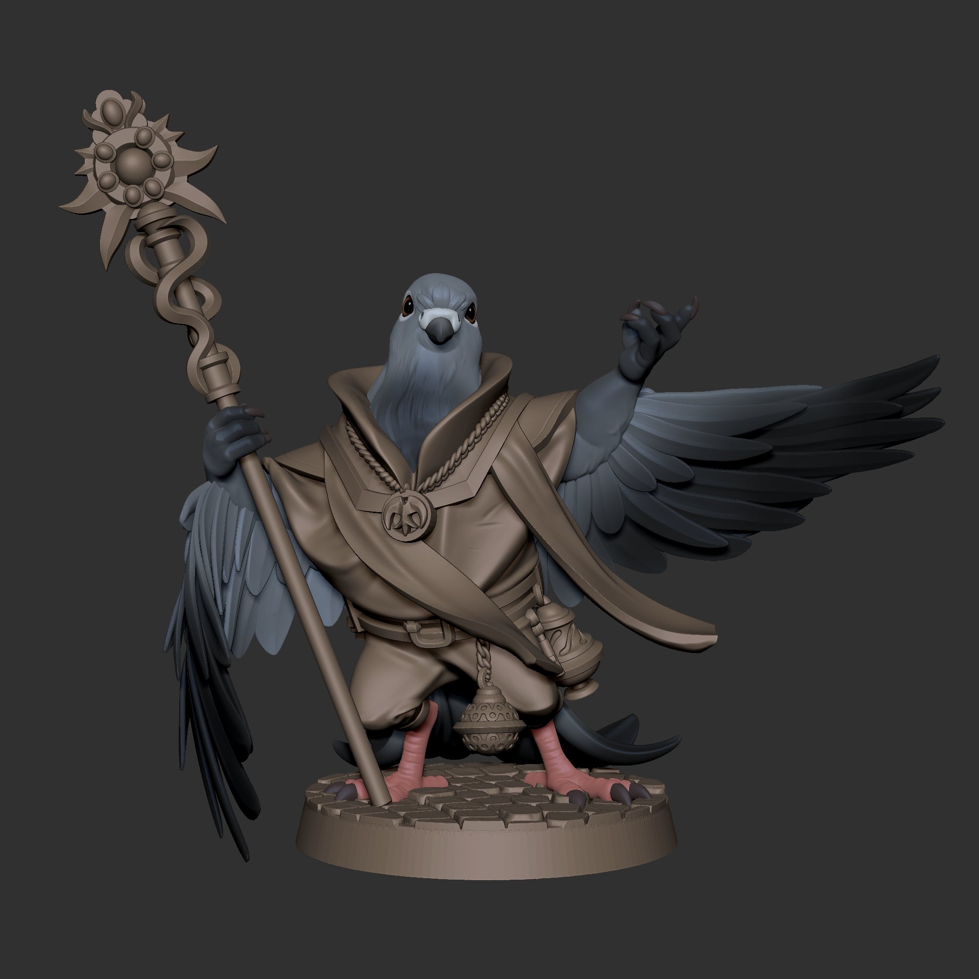 Pigeonfolk Cleric 3d model