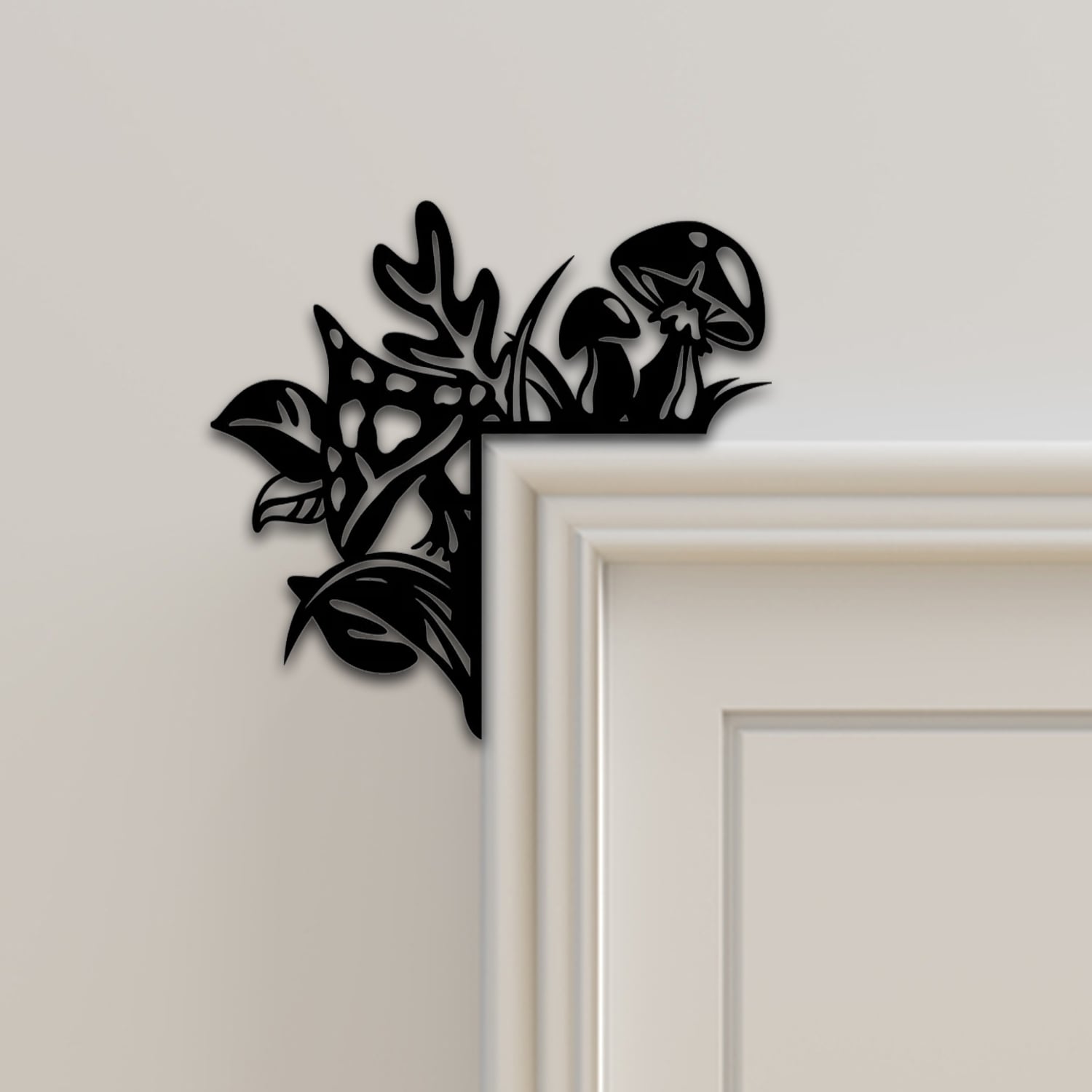 Mushroom Door Corner Decor 3d model