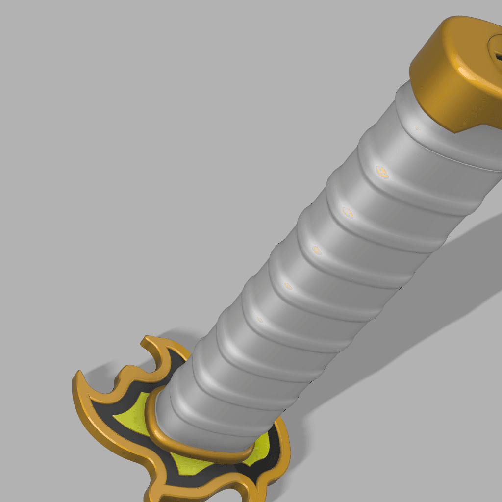 Rengoku - Demon Slayer - Print in Place Sword November #2 3d model