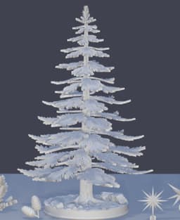 Christmas Tree Realistic 3d model