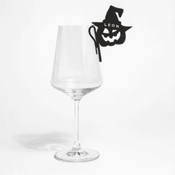 HALLOWEEN GLASS TAGS (CUSTOMIZE YOUR OWN) / HALLOWEEN PARTY DECOR 3d model