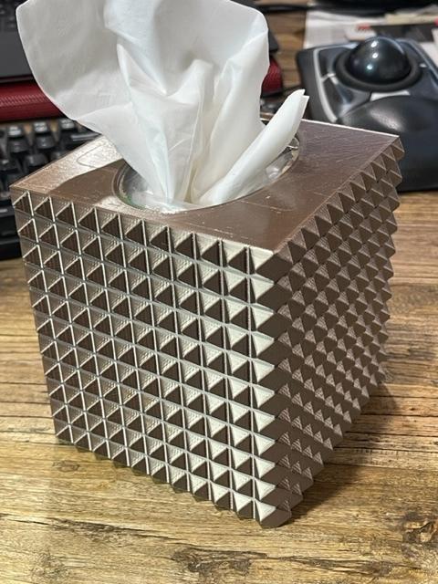 Parametric MCM Tissue Box Cover 3d model