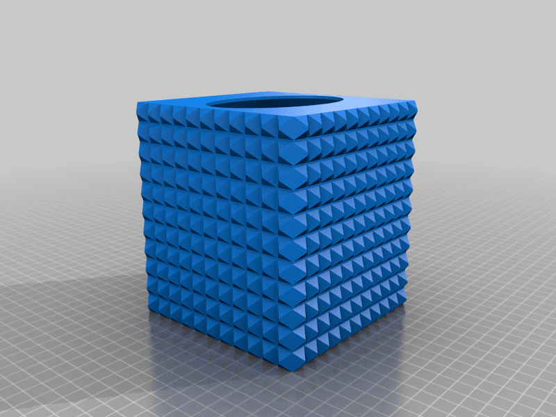 Parametric MCM Tissue Box Cover 3d model