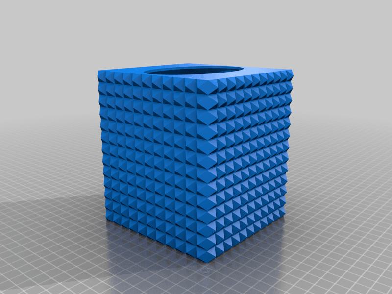 Parametric MCM Tissue Box Cover 3d model