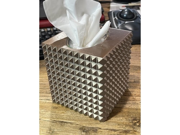 Parametric MCM Tissue Box Cover 3d model