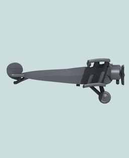 1:144 Fokker D.II 3d model