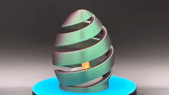Spiral Egg Lamp Lamp Kit 3d model