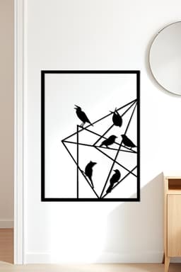 Bird Wall Art, Wall Decor, Home Decor 3d model