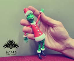 The Grinch Santa 3d model