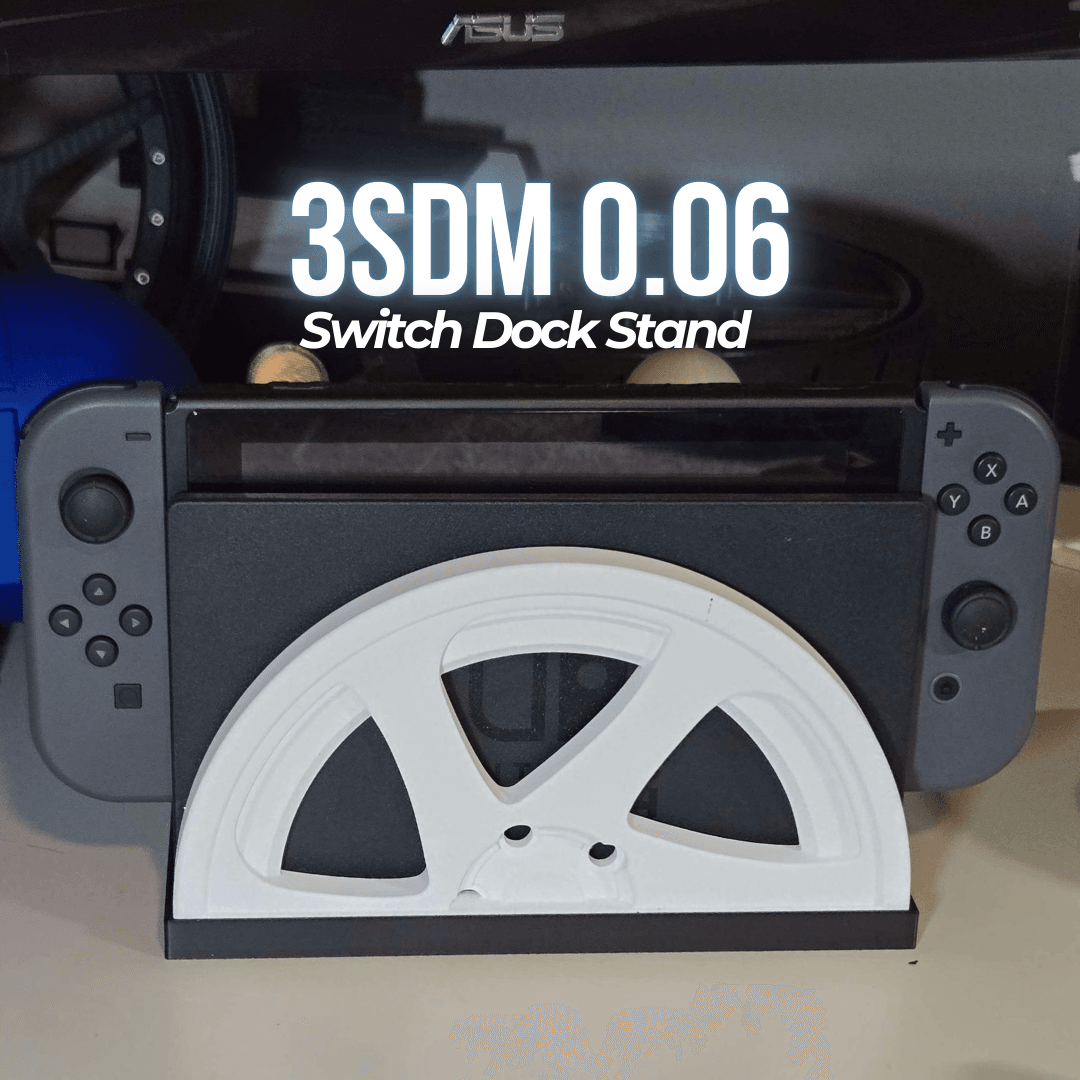 3SDM 0.06-Inspired Nintendo Switch Dock Stand 3d model