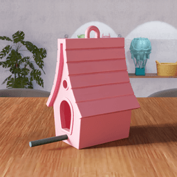 Futuristic Birdhouse – Decorative Garden Bird House 3d model