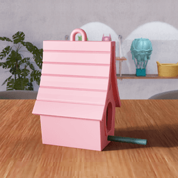 Futuristic Birdhouse – Decorative Garden Bird House 3d model