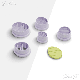 Easter Day Polymer Clay Cutter Package, 5 Models, 2 Cutter Version, 5 Size, Stl File, No: 1193 3d model