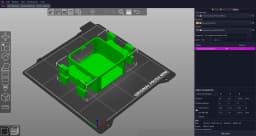 Square Hub Holder 3d model
