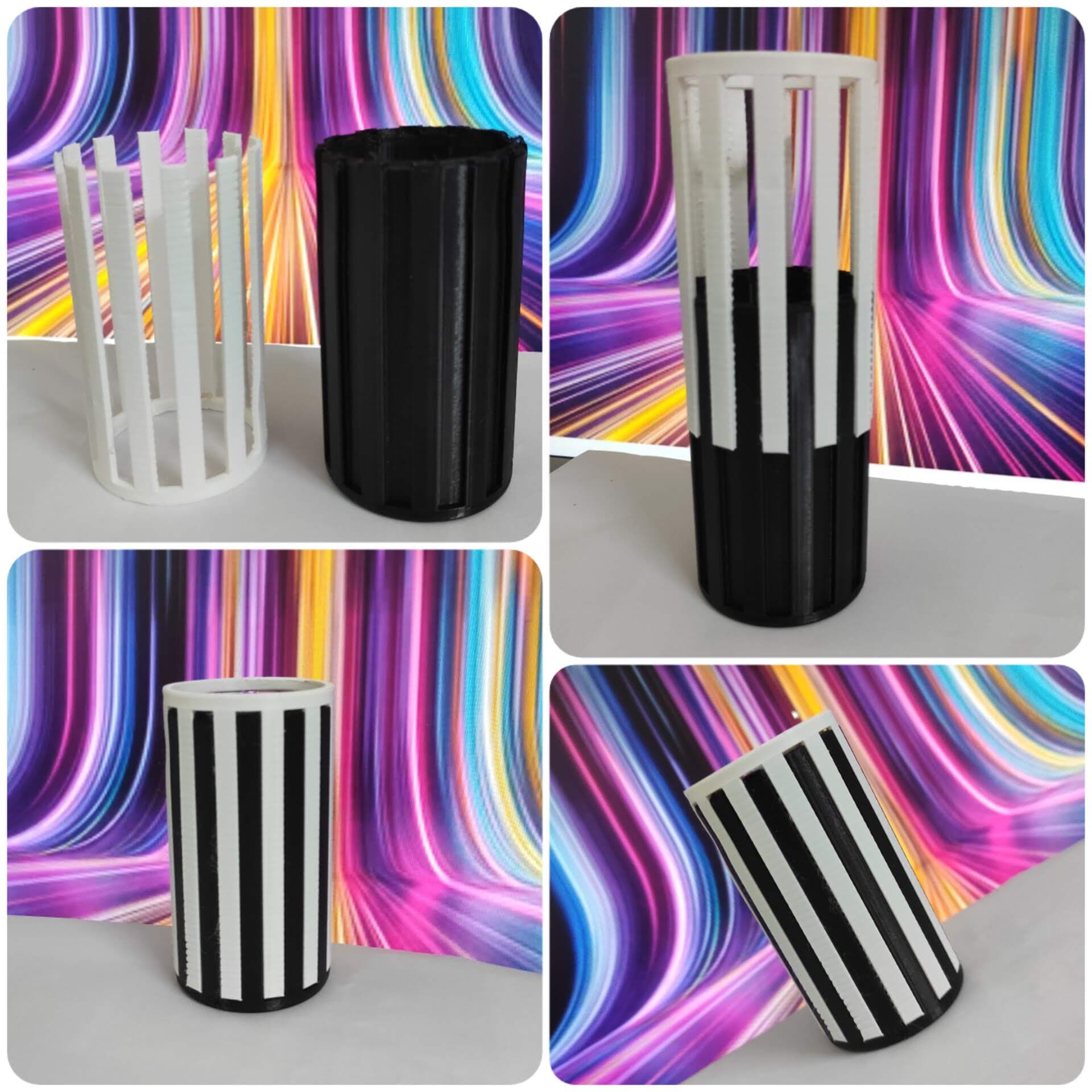 Dual color pen holder | No AMS/MMU reqd 3d model