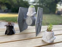 TIE FIGHTER PLANTER / STAR WARS 3d model