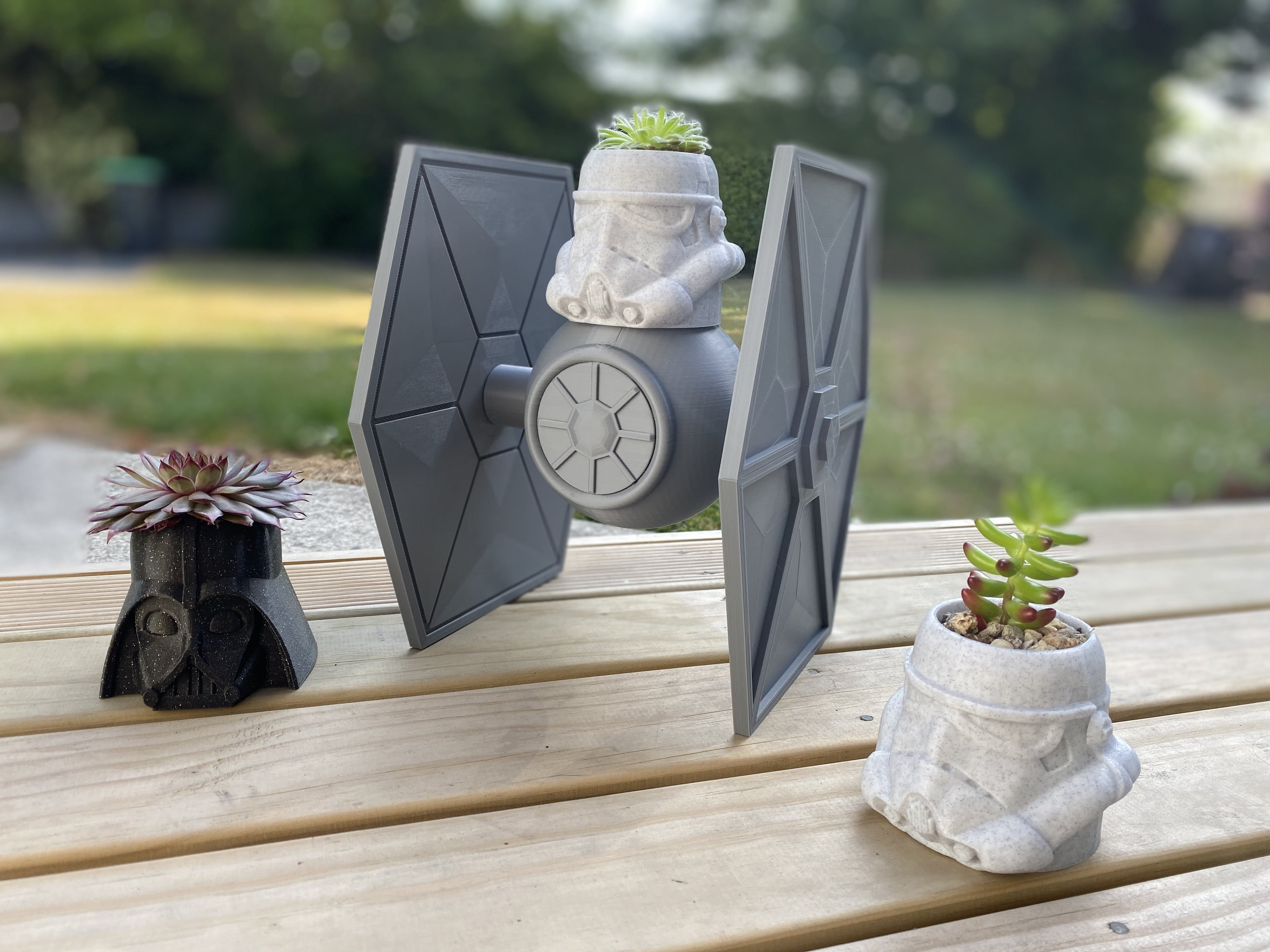TIE FIGHTER PLANTER / STAR WARS 3d model