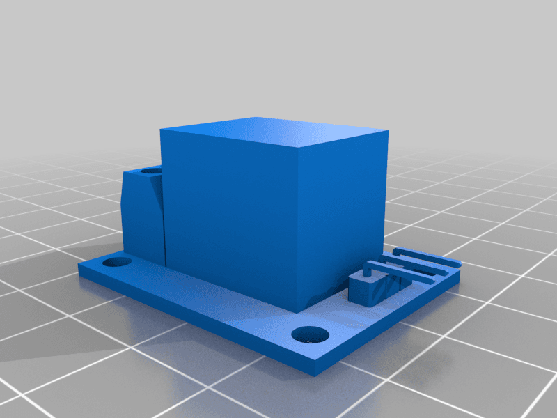 KY-019 Single Channel 120/220v 10A 5v Coil Relay for Arduino / Raspberry Pi 3d model