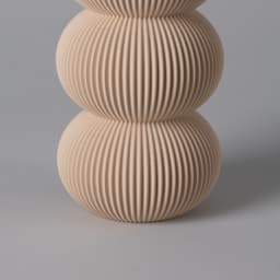 Vase LEONA - Playful Curved Vase 3d model