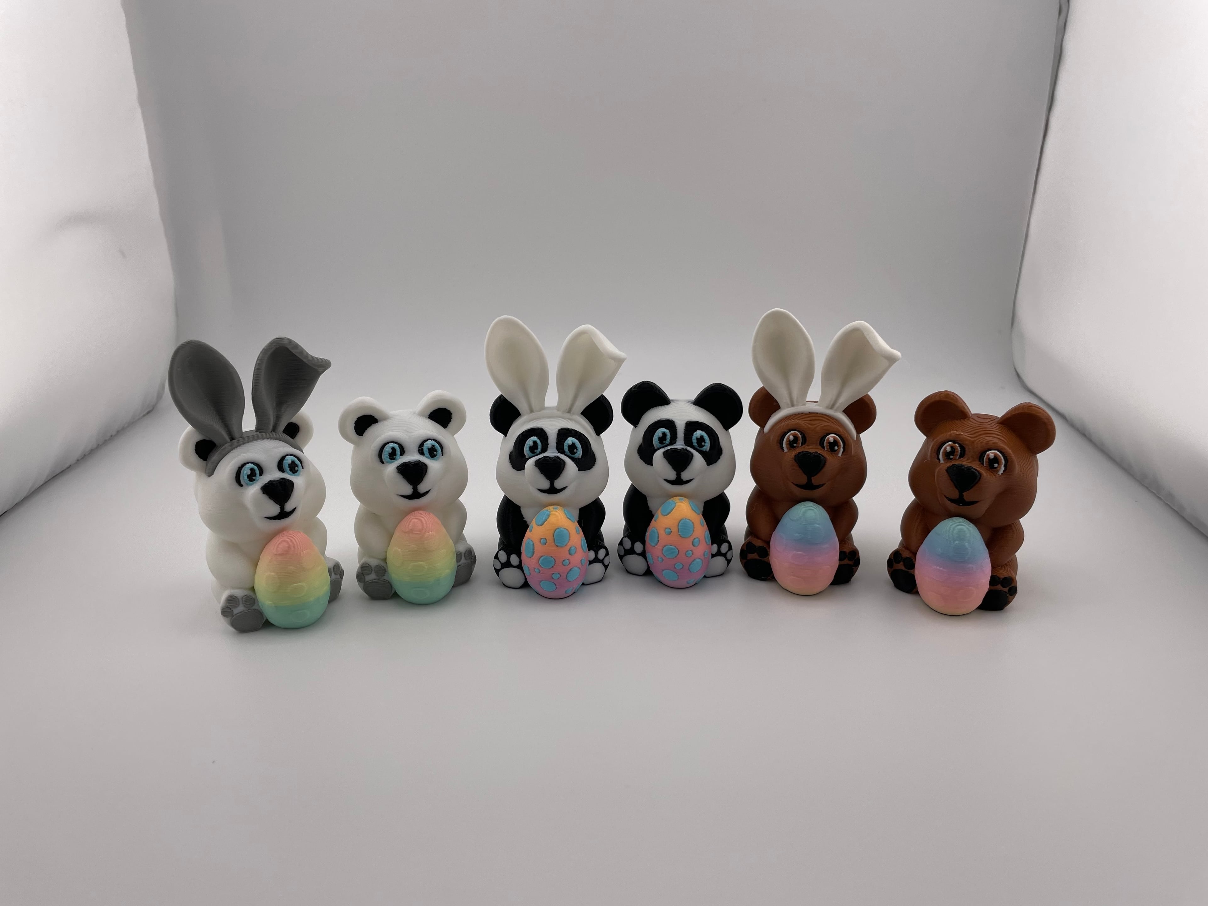 Eggables Bears 3d model