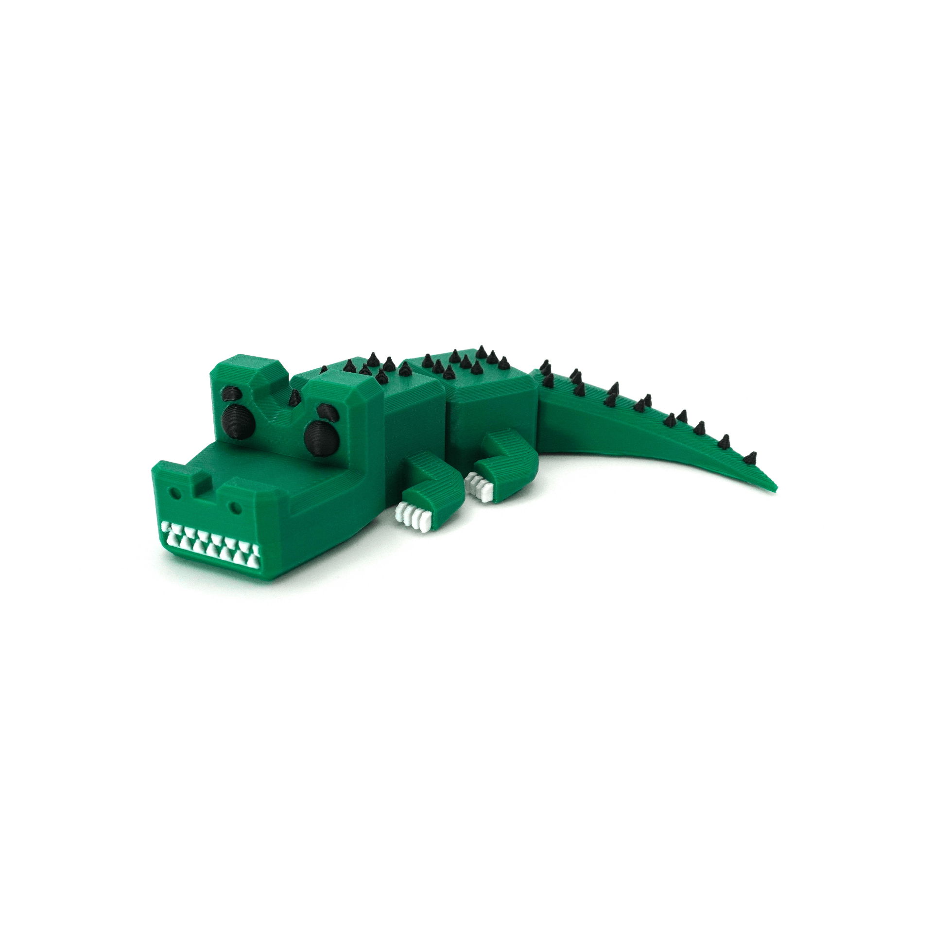 Cute Croco (Articulated) 3d model