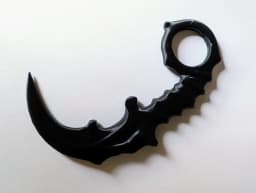 Bone Karambit – Fidget Sculpture 3d model