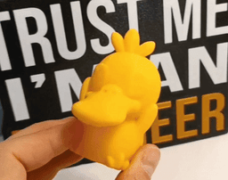 Silly Pokémon - Psyduck 3d model