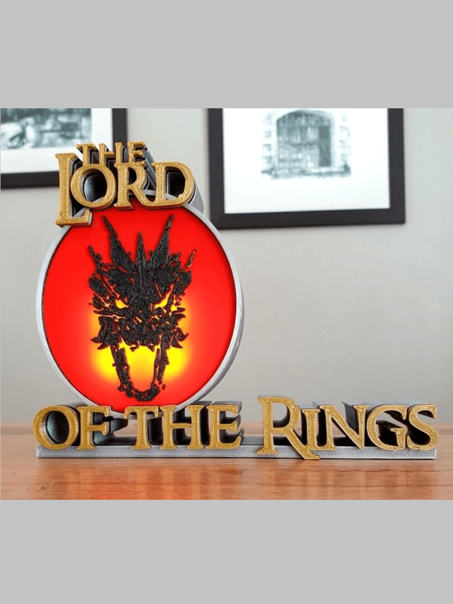 Lord of the Rings Lamp 3d model