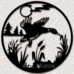 duck wall art mallard wall decorcountry hunting decoration 3d model
