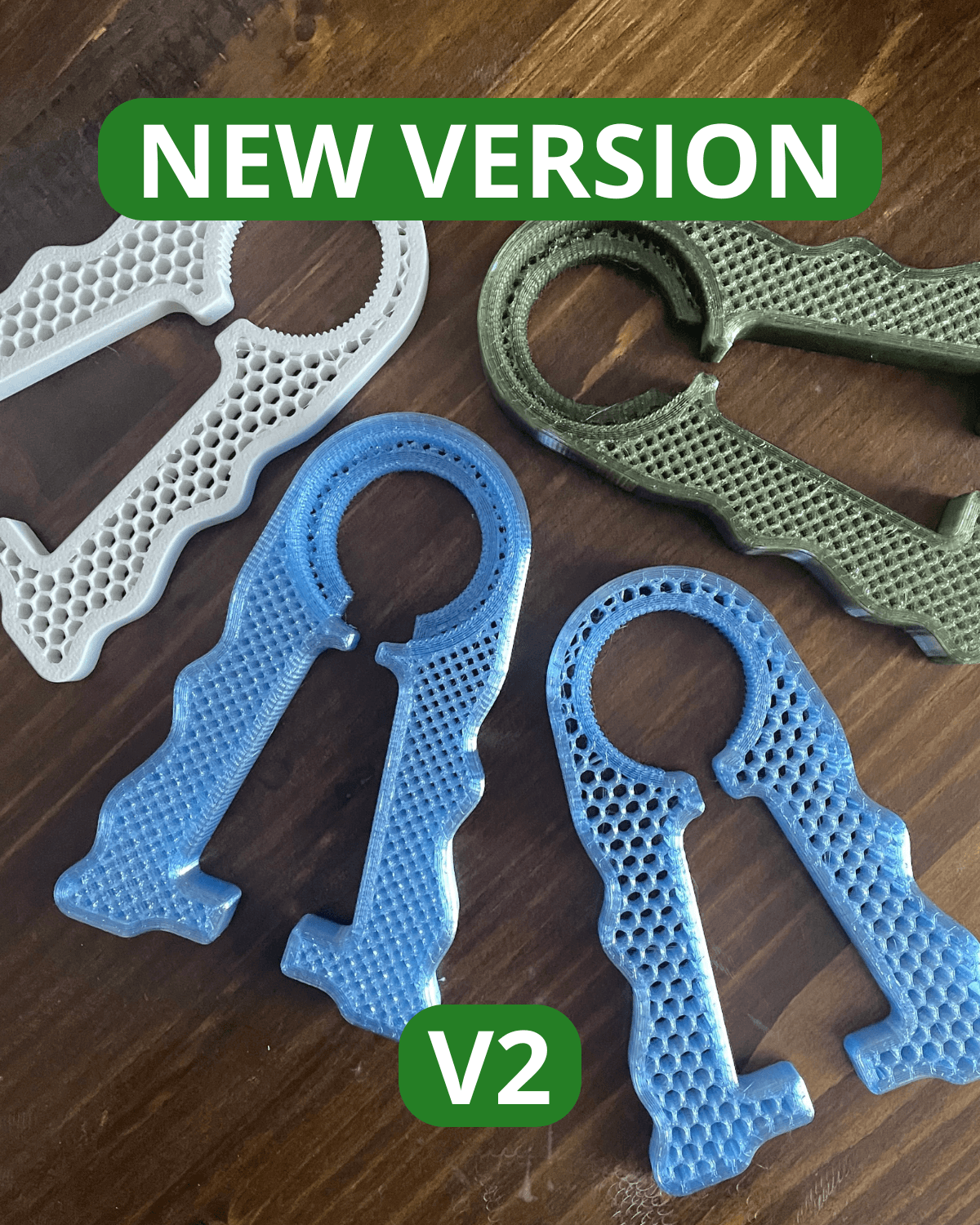 Bottle Opener (Customisable) V2 3d model