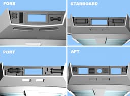 1/350 Refit Lower Sensor Dome 3d model