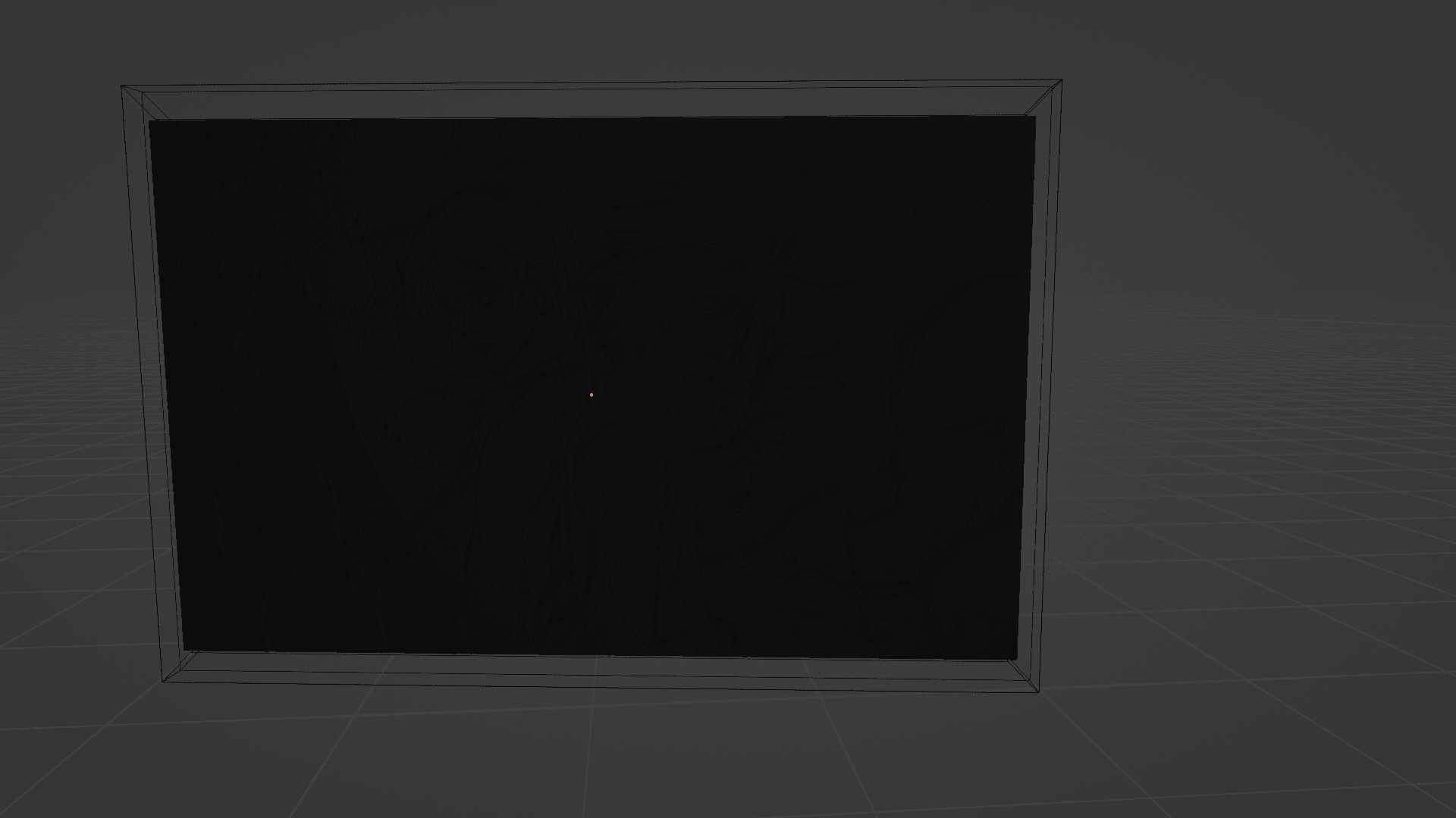 DEATHNOTE 3D PRINT TILE RELIEF ART 3d model