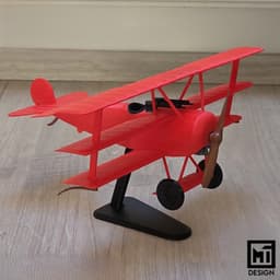 Fokker Dr.I "The Red Baron" - 1:22 Scale Model 3d model