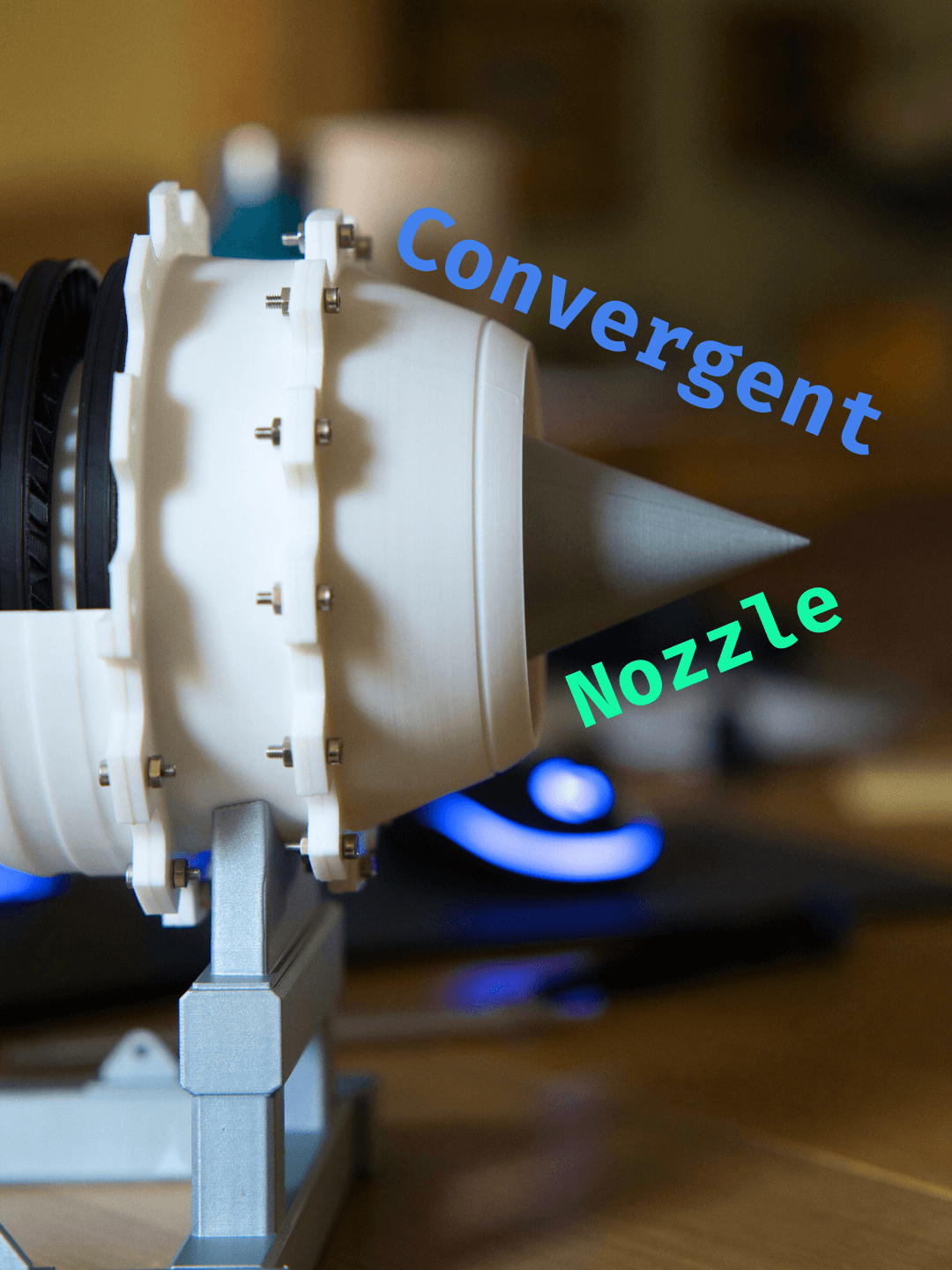 Convergent Nozzle / Jet engine nozzle 3d model