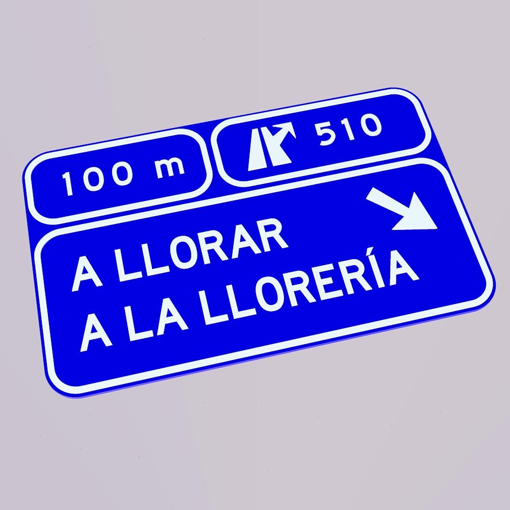 Stop Whining Sign  (A LLORAR A LA LLORERÍA) 🛑😭 3d model