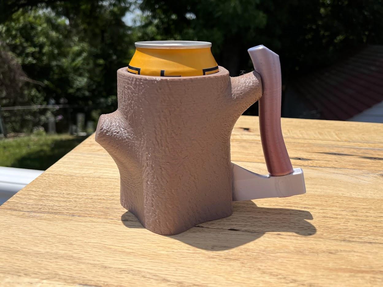 Workspace Challenge: Camp Log Can Cup 3d model