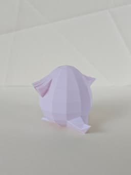 Chansey Low Poly Pokemon 3d model