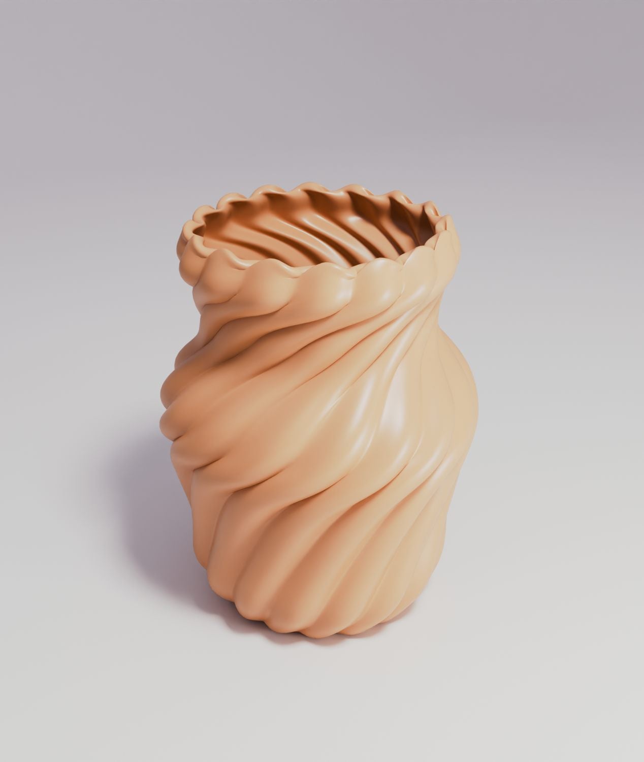 Twisted Bands -Vase- 2 3d model