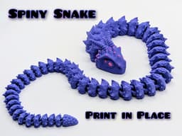 Spiny Snake 3d model