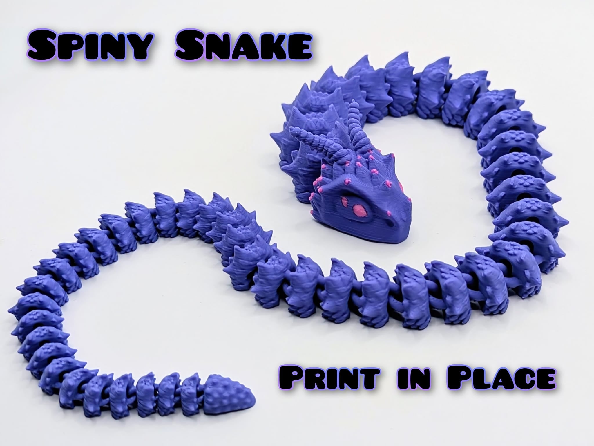 Spiny Snake 3d model