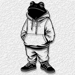 froggy swag wall art frog decor 3d model