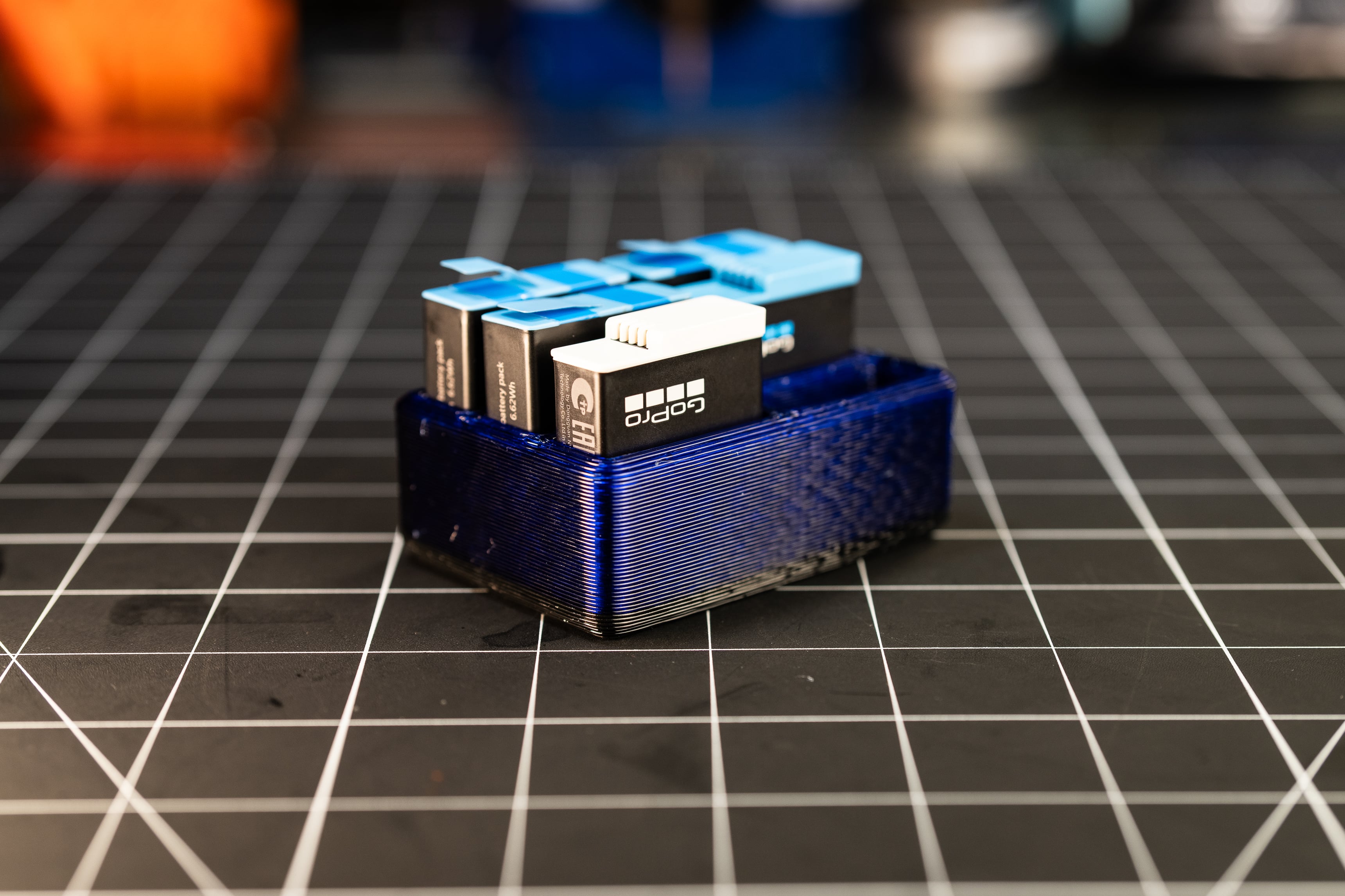 Rechargeable Battery Holder - GoPro 3d model
