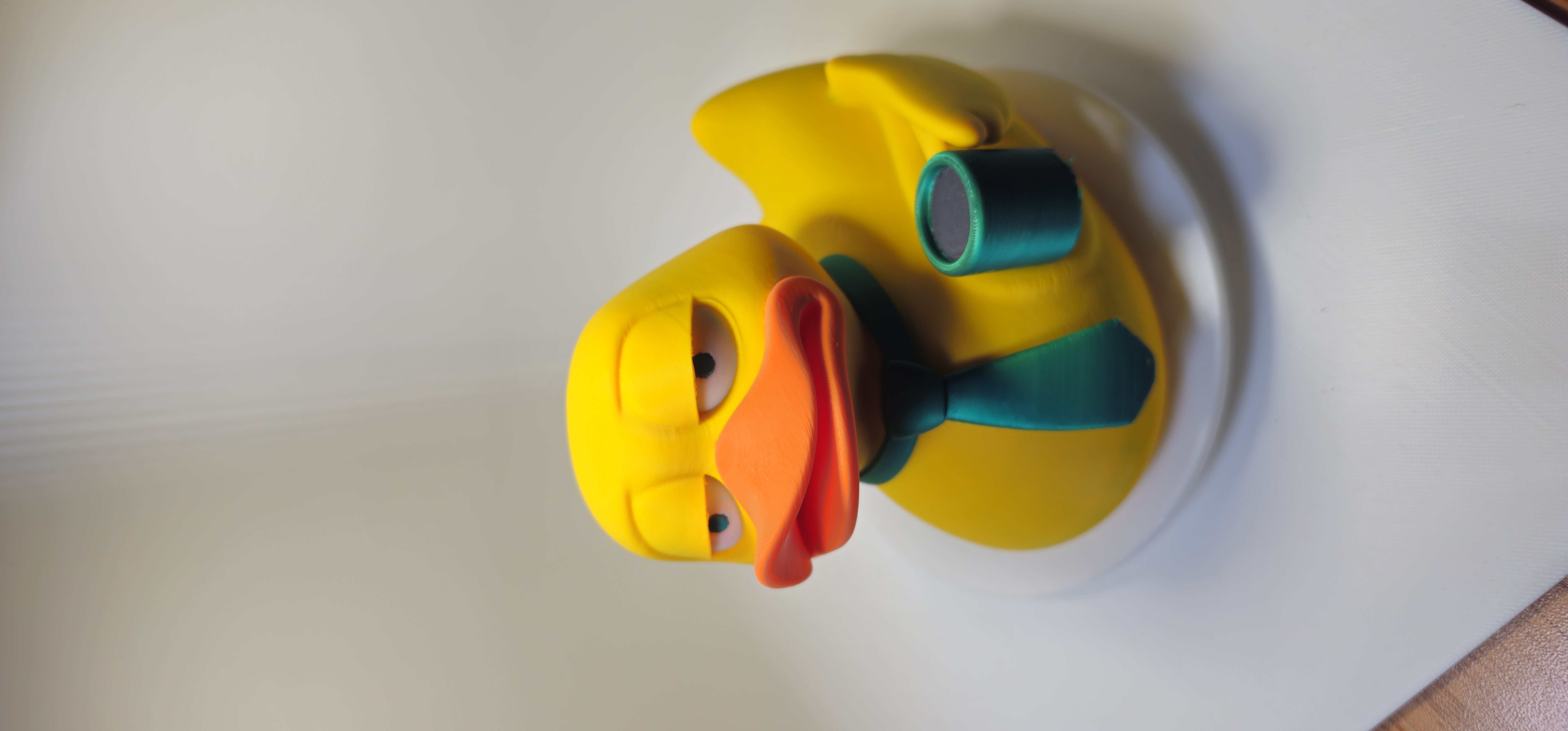 Tired office Duck 3d model