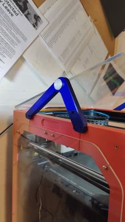 P1P Top Lid Mod for ARC Enclosure 3d model