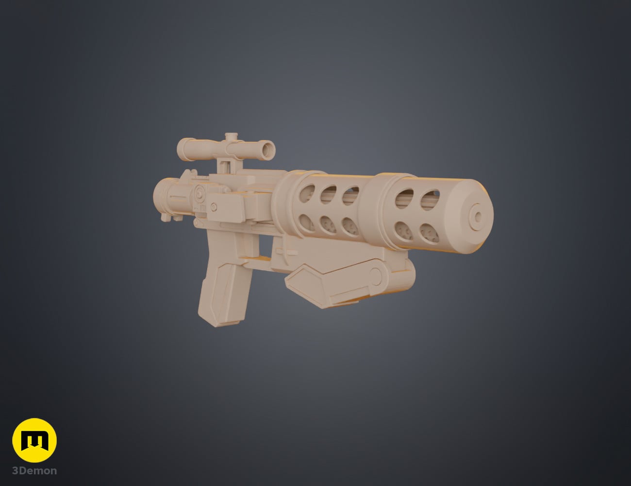 Sith Trooper F-11ABA Blaster Cannon 3d model