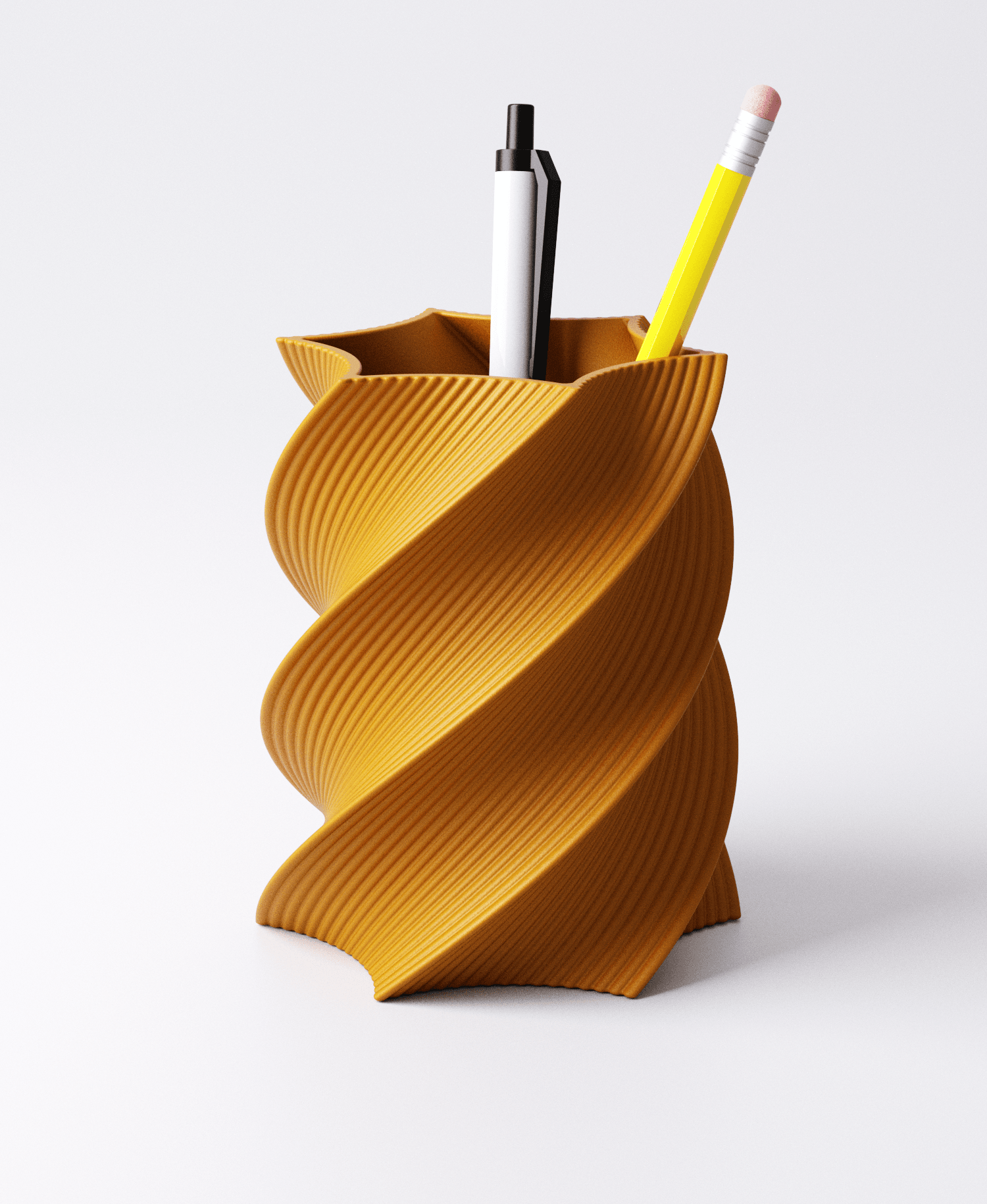 Spiral Pen Holder 3d model