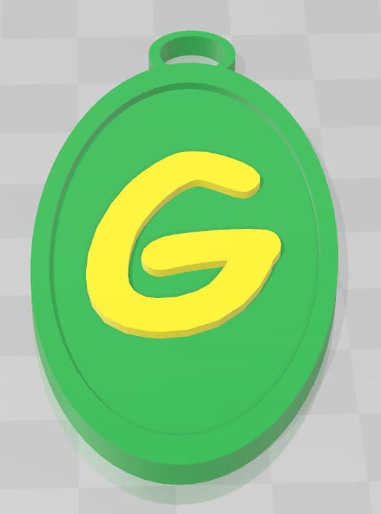 G KEYCHAIN.stl 3d model