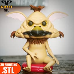 Salacious B Chibi STL for 3D Printing ChibiSTL 3DXM 3d model